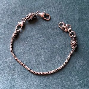 Brighton silver bracelet for charms